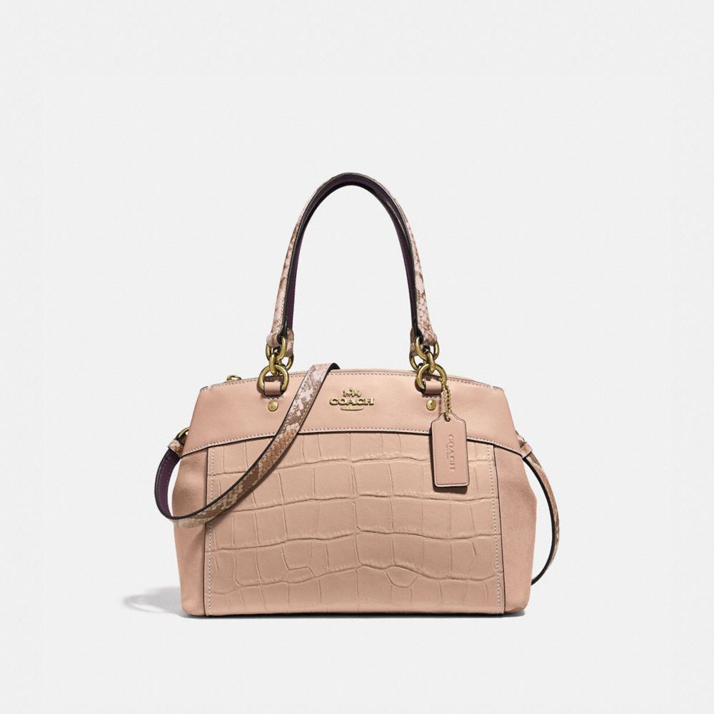 MINI BROOKE CARRYALL - BEECHWOOD/LIGHT GOLD - COACH F31532