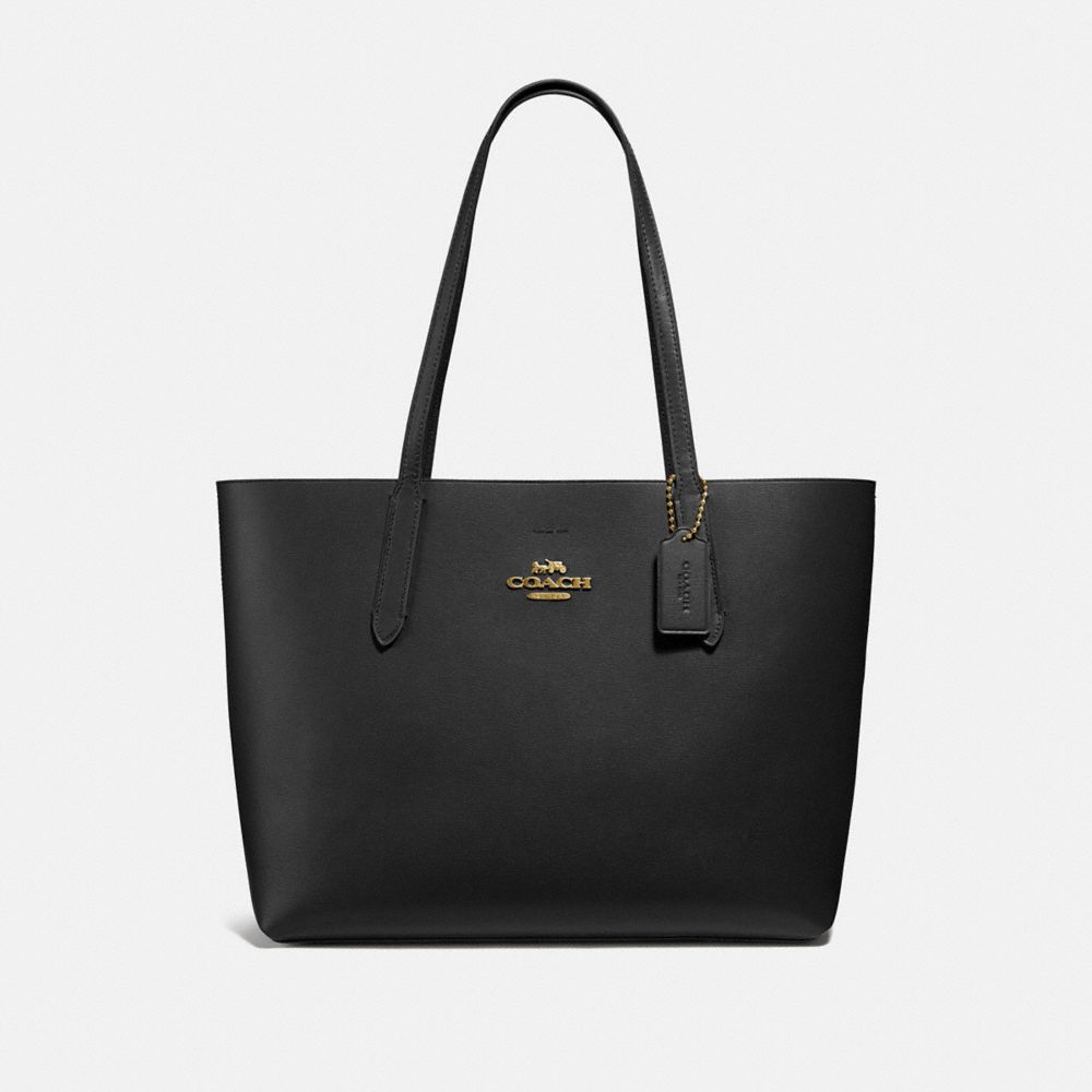 AVENUE TOTE - f31535 - black/red/light gold