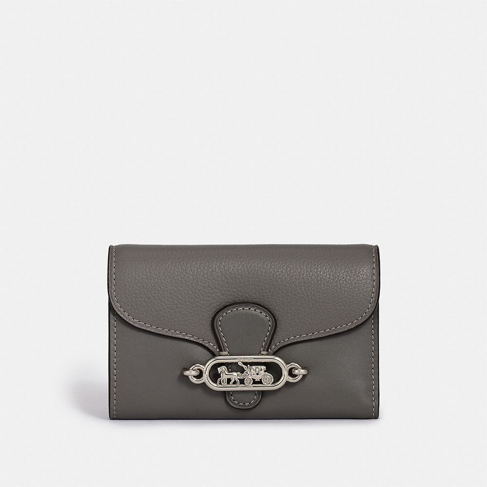 MEDIUM ENVELOPE WALLET - HEATHER GREY/SILVER - COACH F31579