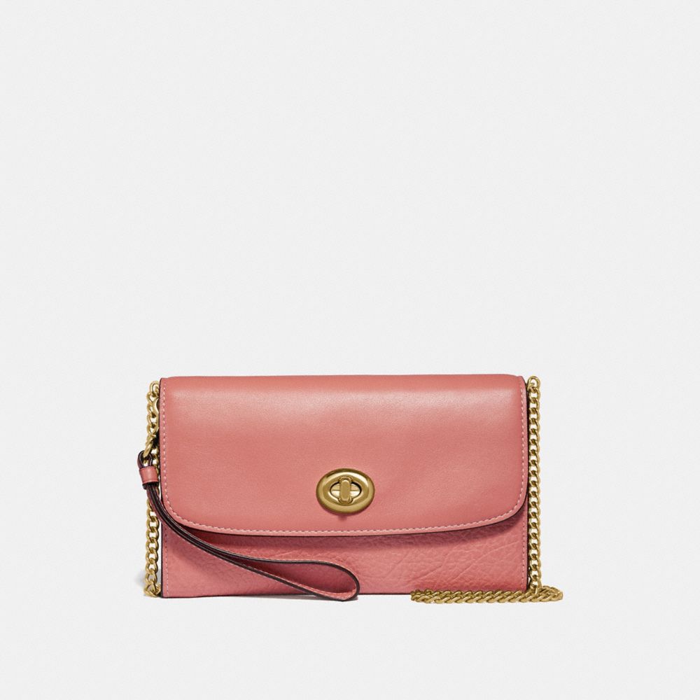 CHAIN CROSSBODY - MELON/LIGHT GOLD - COACH F31620