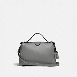 COACH F31724 - LAURAL FRAME BAG HEATHER GREY/BLACK COPPER