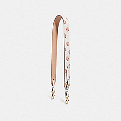 STRAP WITH ROSE PRINT - F31756 - LI/CHALK