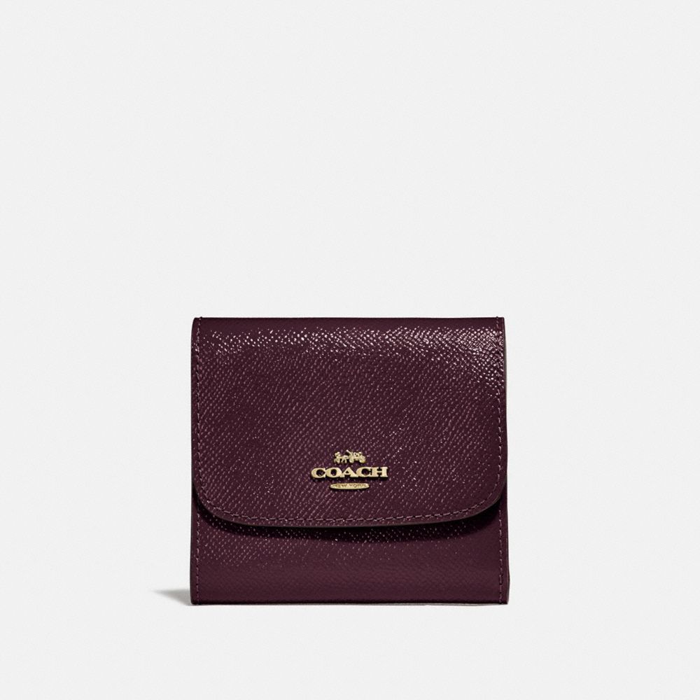 SMALL WALLET - OXBLOOD 1/LIGHT GOLD - COACH F31960