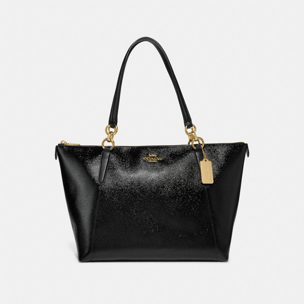 AVA TOTE - BLACK/LIGHT GOLD - COACH F31970