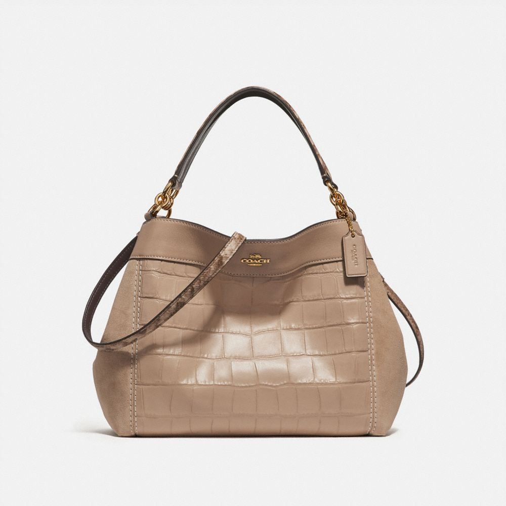 COACH SMALL LEXY SHOULDER BAG - BEECHWOOD/light gold - F31975