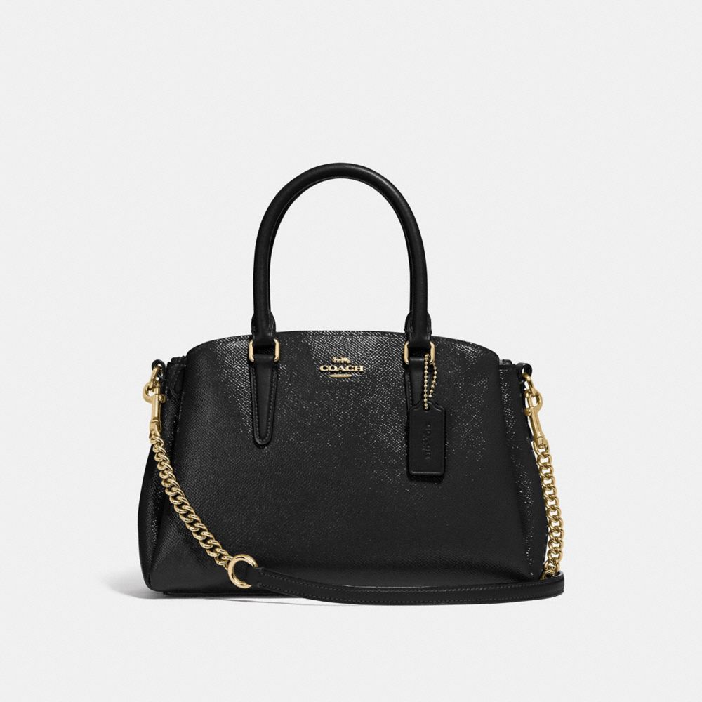 MINI SAGE CARRYALL - BLACK/LIGHT GOLD - COACH F32018