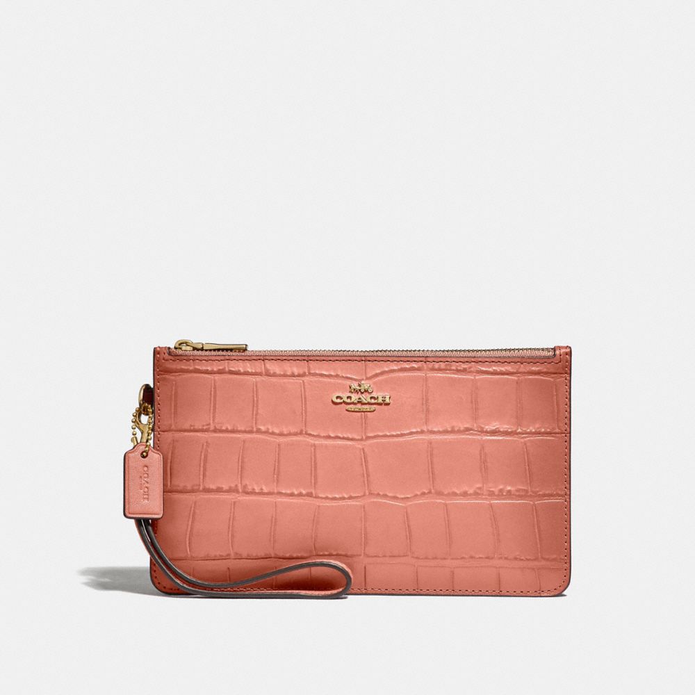 COACH F32036 Crosby Clutch MELON/LIGHT GOLD