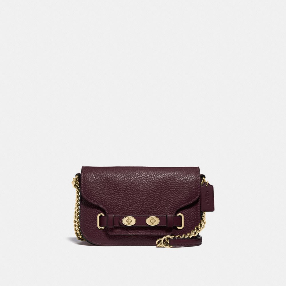 COACH F32099 BLAKE CROSSBODY 20 OXBLOOD 1/LIGHT GOLD