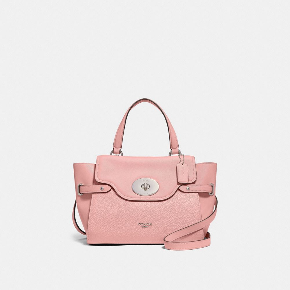 COACH BLAKE FLAP CARRYALL - PETAL/SILVER - F32106