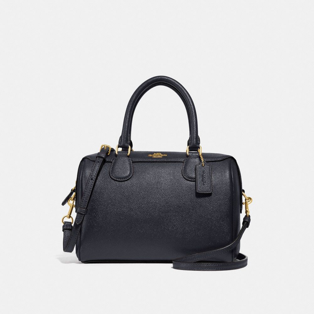 MINI BENNETT SATCHEL - F32202 - MIDNIGHT/GOLD