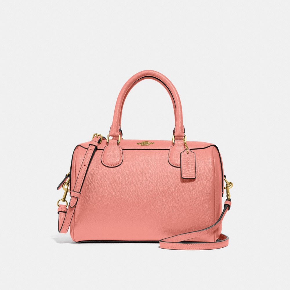 COACH F32202 MINI BENNETT SATCHEL LIGHT CORAL/GOLD