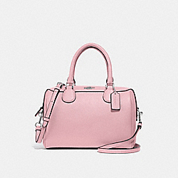 COACH MINI BENNETT SATCHEL - CARNATION/SILVER - F32202