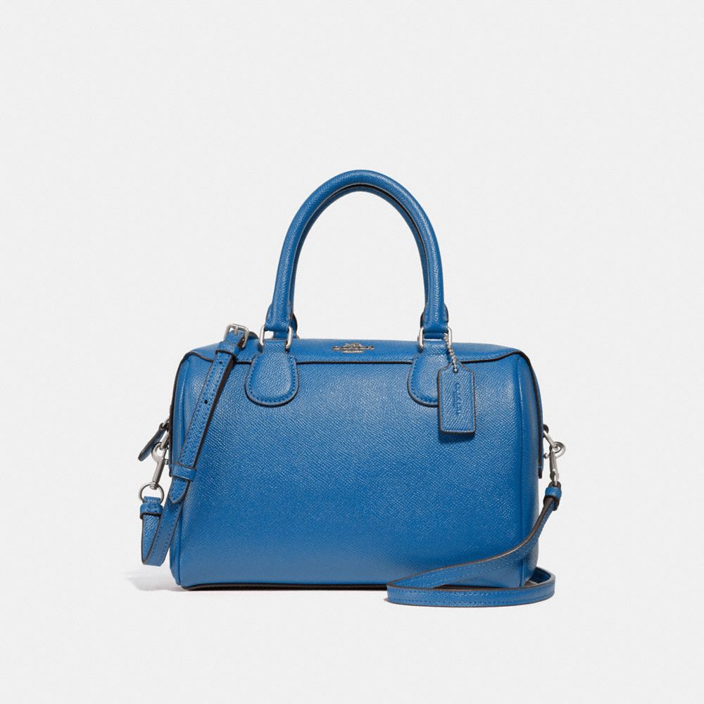 COACH MINI BENNETT SATCHEL - SKY BLUE/SILVER - F32202