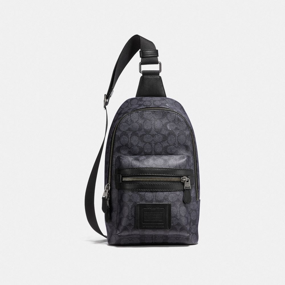 ACADEMY PACK IN SIGNATURE CANVAS - QB/CHARCOAL - COACH F32217