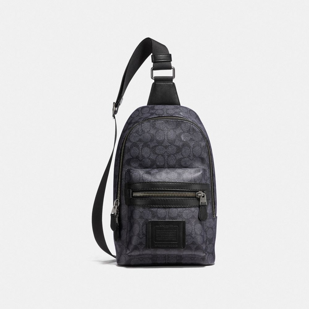 COACH F32217 Academy Pack In Signature Canvas QB/CHARCOAL