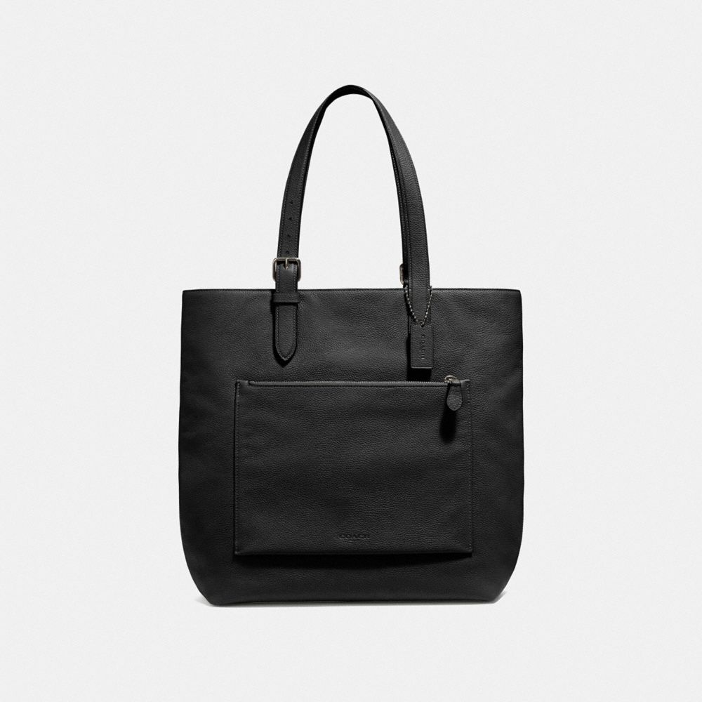 METROPOLITAN SOFT TOTE - F32248 - QB/BLACK