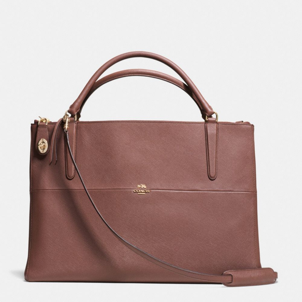 THE LARGE SAFFIANO LEATHER BOROUGH BAG - LIBRK - COACH F32286