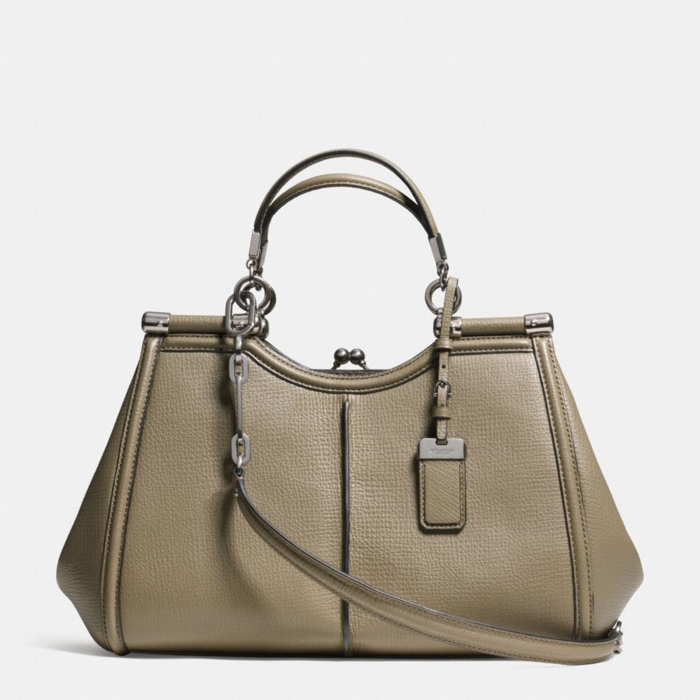 COACH Madison Pinnacle Carrie Satchel in Textured Leather