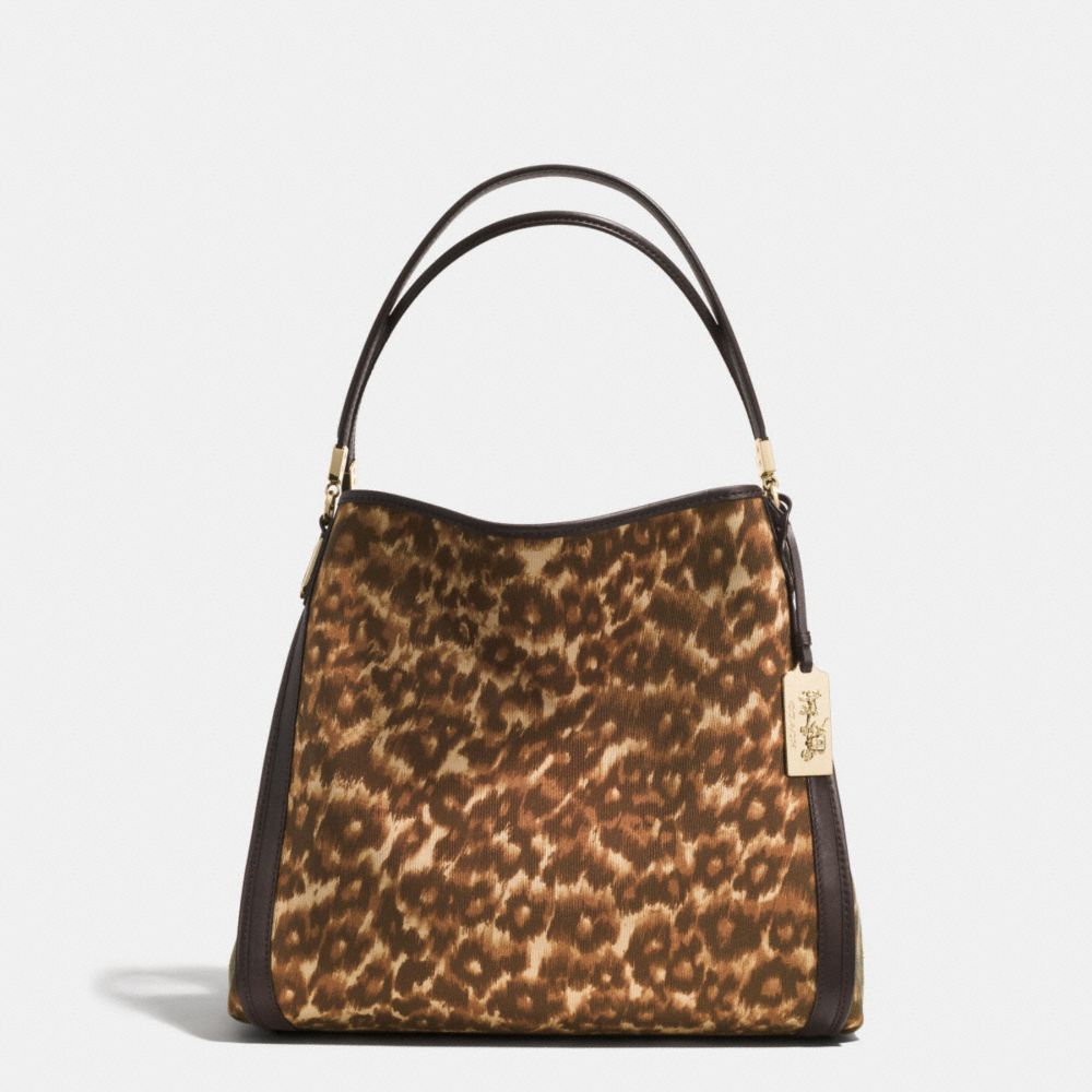 COACH F32410 - MADISON OCELOT PRINT FABRIC SMALL PHOEBE SHOULDER BAG ...