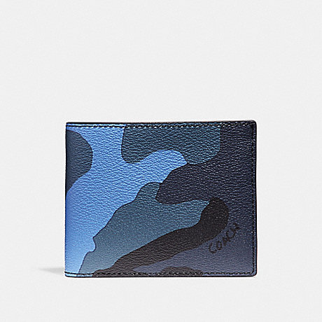 COACH F32438 3-IN-1 WALLET WITH CAMO PRINT Dusk-Multi