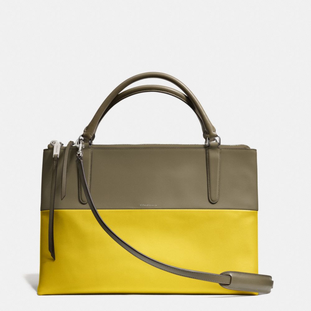 COACH THE RETRO COLORBLOCK LEATHER BOROUGH BAG - AKD4H - F32502