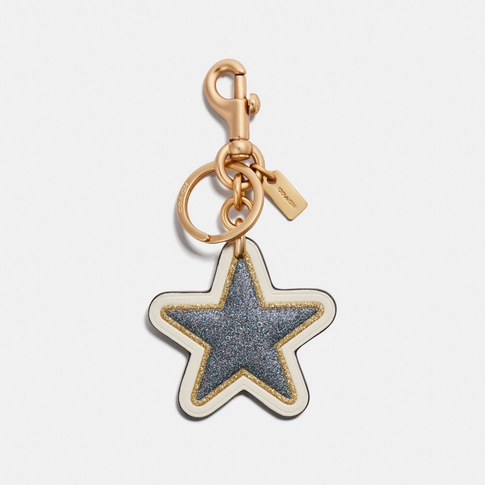 COACH STAR BAG CHARM - MULTI/GOLD - f32694