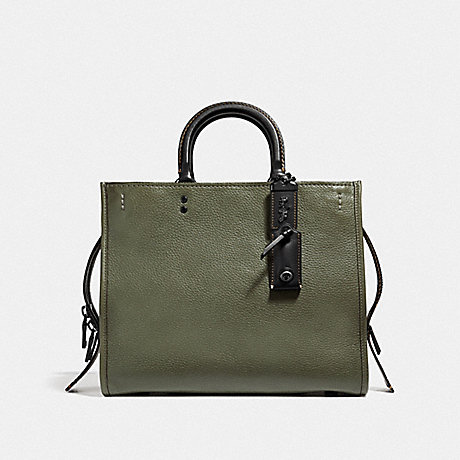 COACH F32779 ROGUE WITH BELL FLOWER PRINT INTERIOR ARMY GREEN
