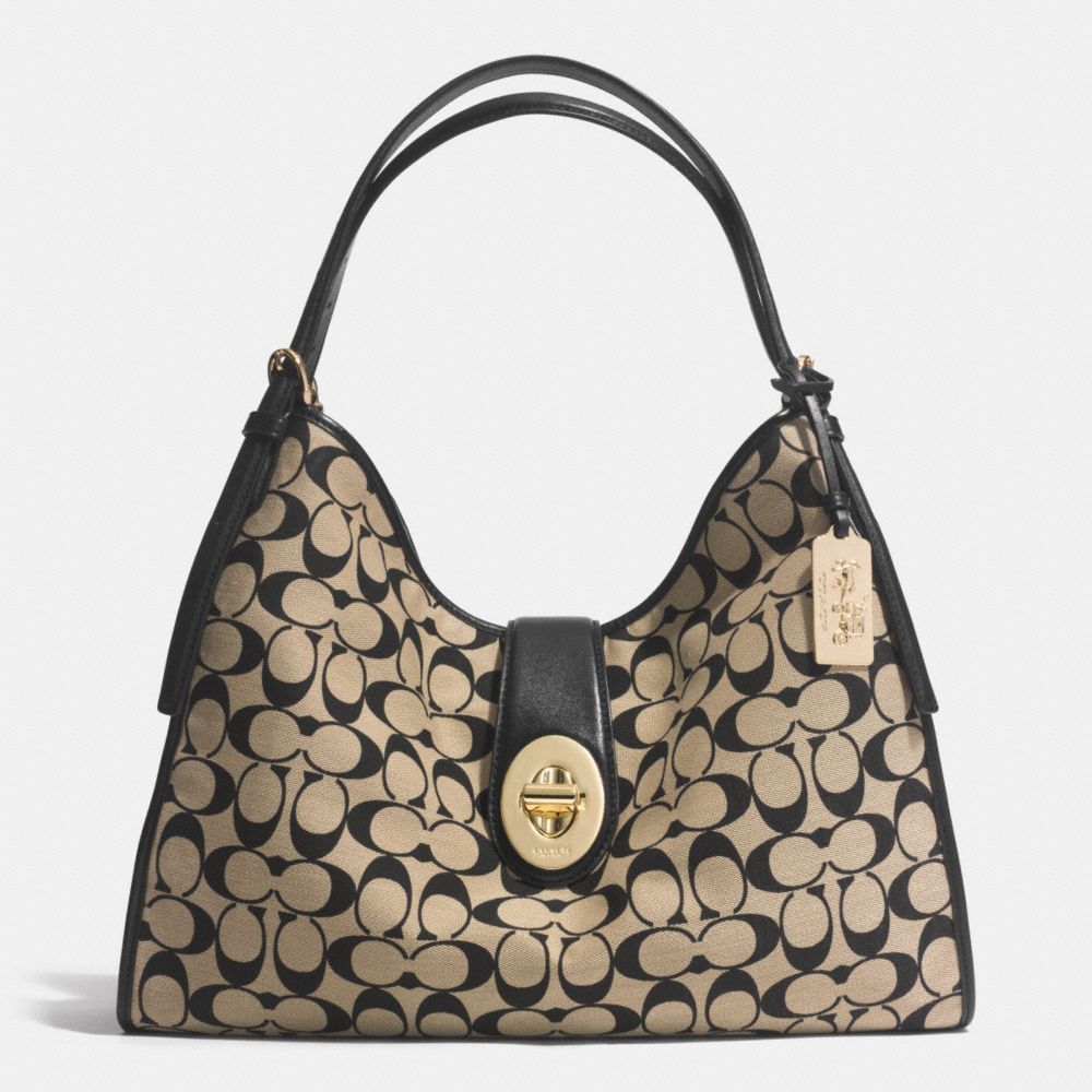 MADISON CARLYLE SHOULDER BAG IN PRINTED SIGNATURE - f32907 -  LID80