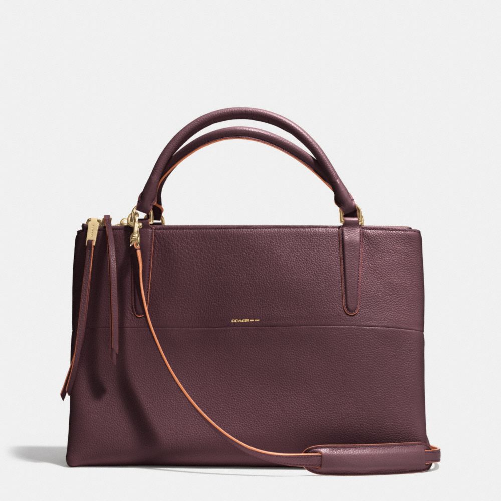 THE BOROUGH BAG IN PEBBLE EDGEPAINT LEATHER - f32912 -  GDD8Q