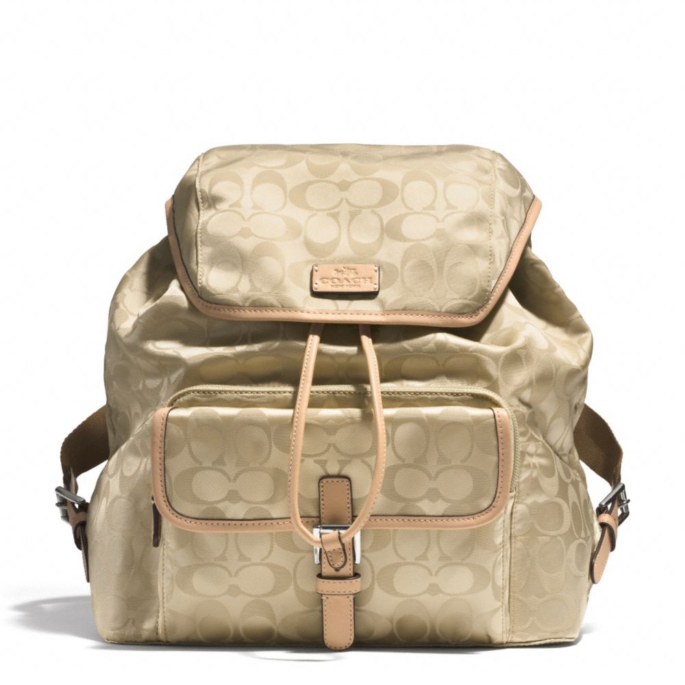 COACH F32970 Signature Nylon Backpack SVD81