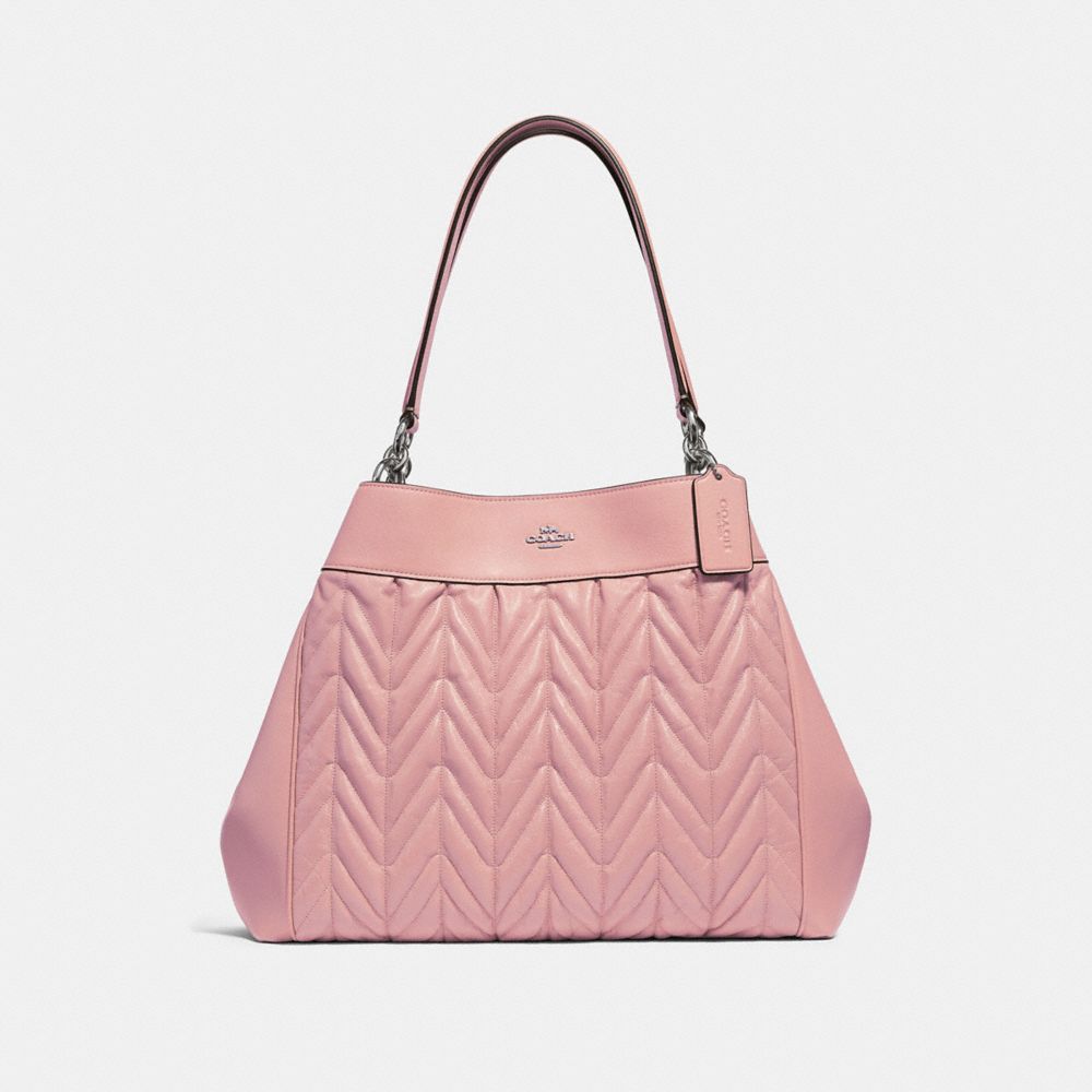 LEXY SHOULDER BAG WITH QUILTING - PETAL/SILVER - COACH F32978