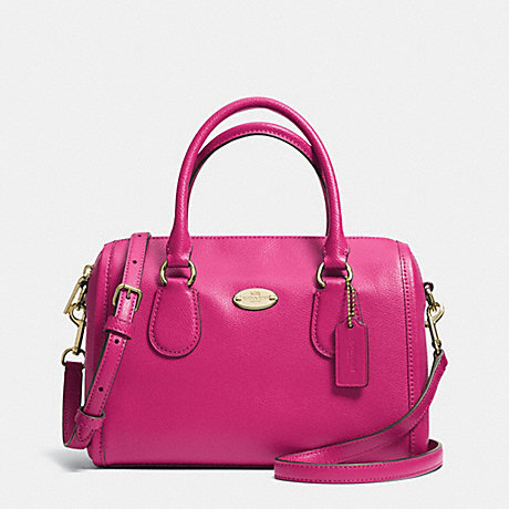MINI BENNETT SATCHEL IN CROSSGRAIN LEATHER - COACH F33329 - IMCBY