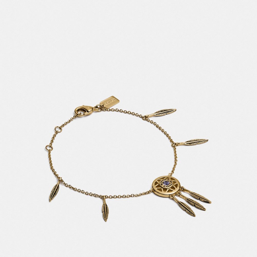 COACH DREAM CATCHER BRACELET - GD/MULTI - F33385