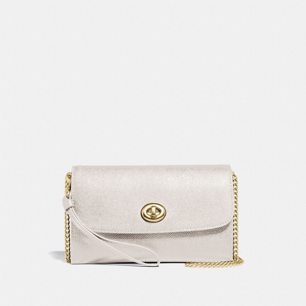 CHAIN CROSSBODY - CHALK/GOLD - COACH F33390