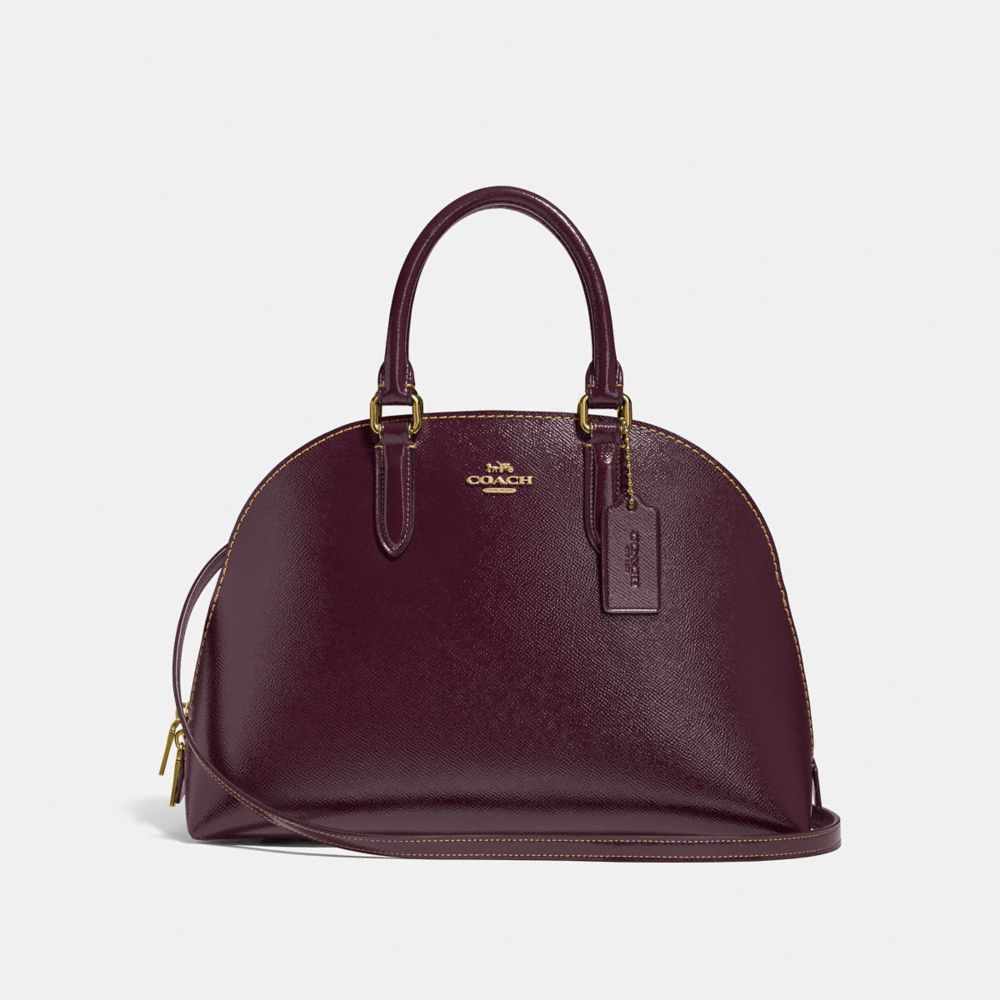 COACH F33404 - QUINN SATCHEL LI/OXBLOOD