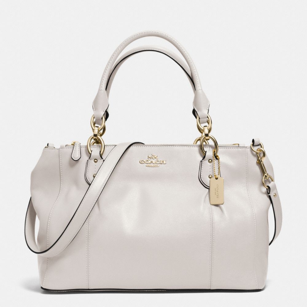 COACH COLETTE LEATHER CARRYALL - IM/IVORY - f33447