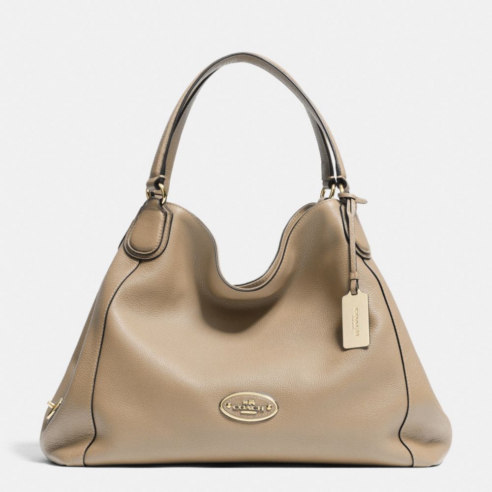 COACH F33547 Edie Shoulder Bag In Leather LIPUT
