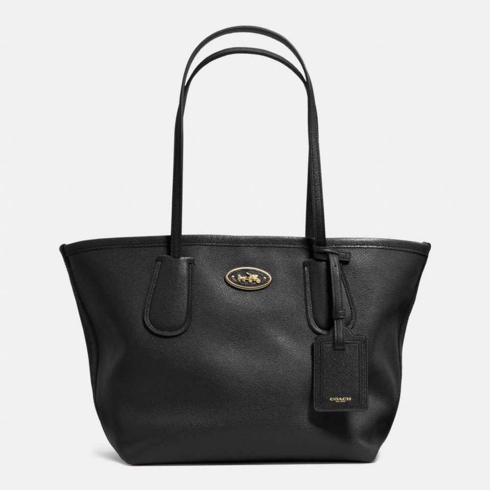 COACH TAXI TOTE 24 IN LEATHER - f33577 -  LIGHT GOLD/BLACK
