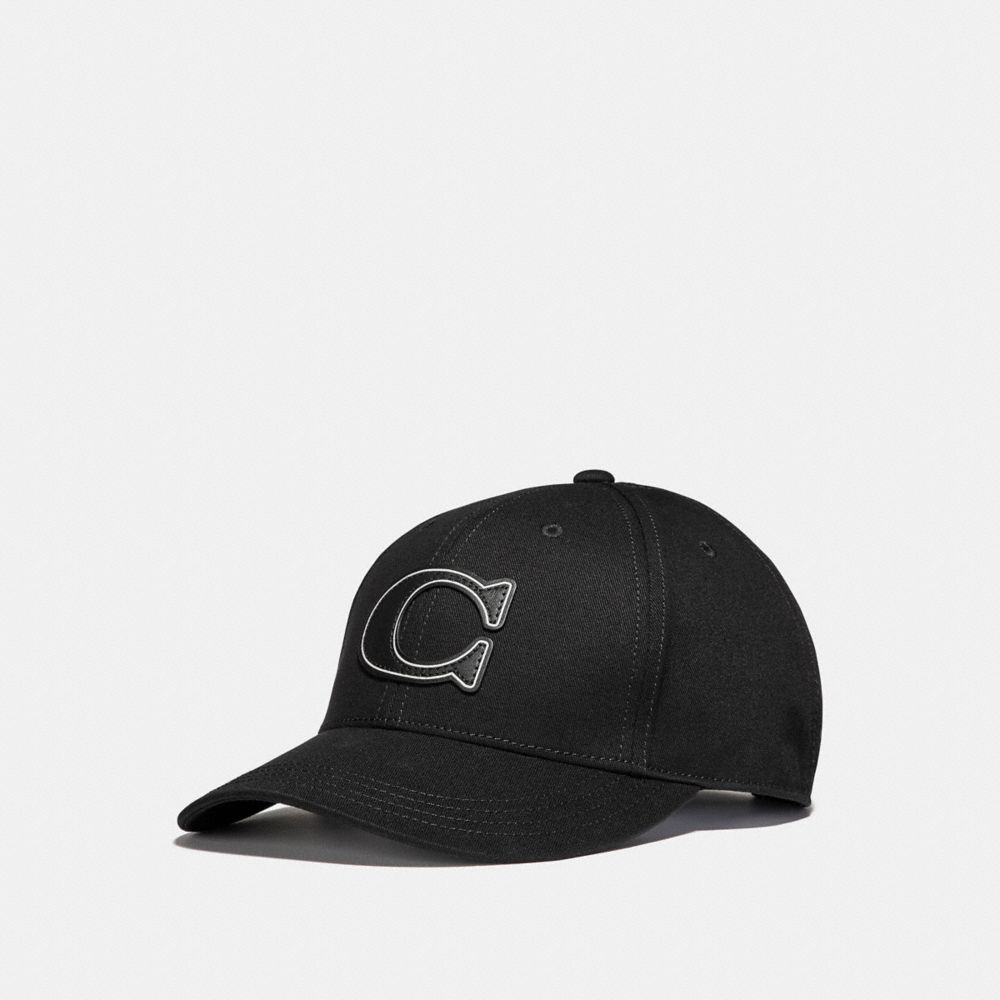 COACH VARSITY C CAP - BLACK - f33777