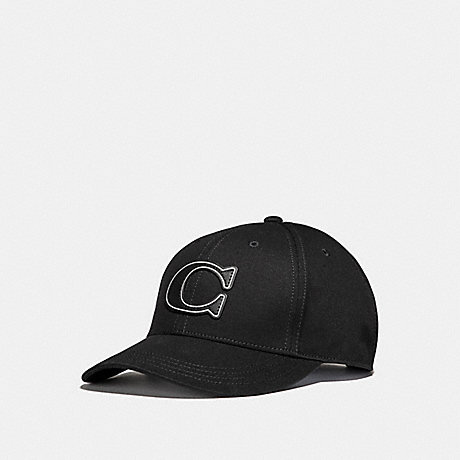 COACH VARSITY C CAP - BLACK - f33777