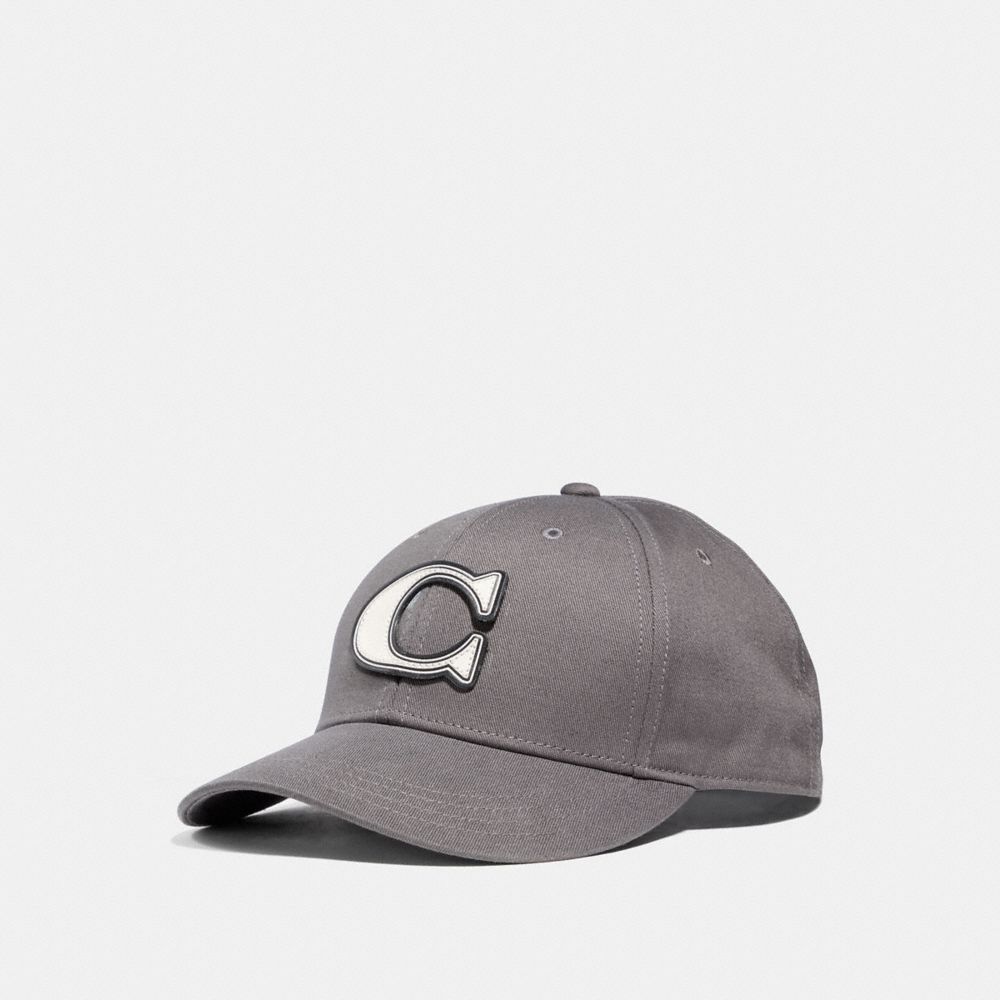 COACH F33777 Varsity C Cap CHARCOAL