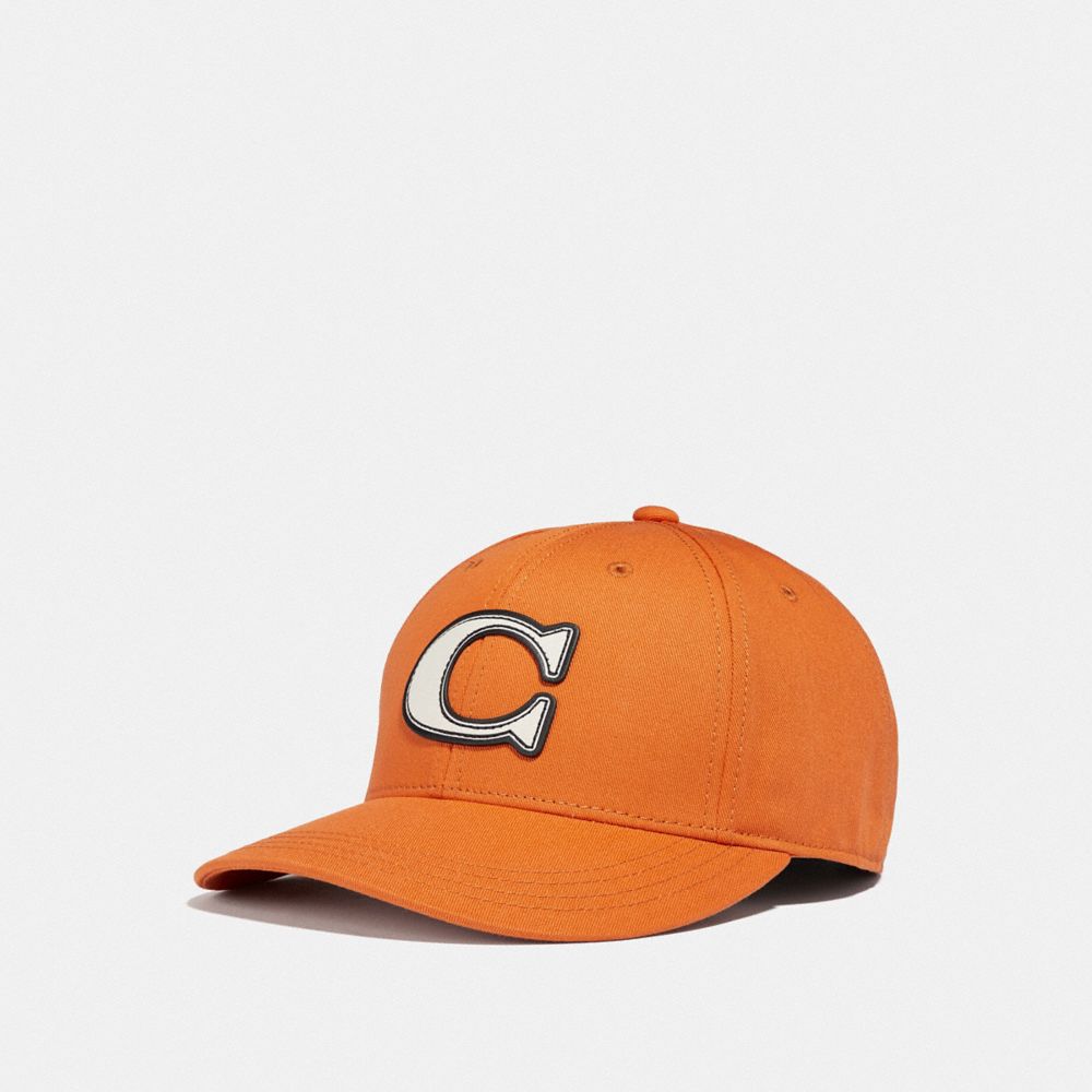 COACH VARSITY C CAP - ORANGE - F33777