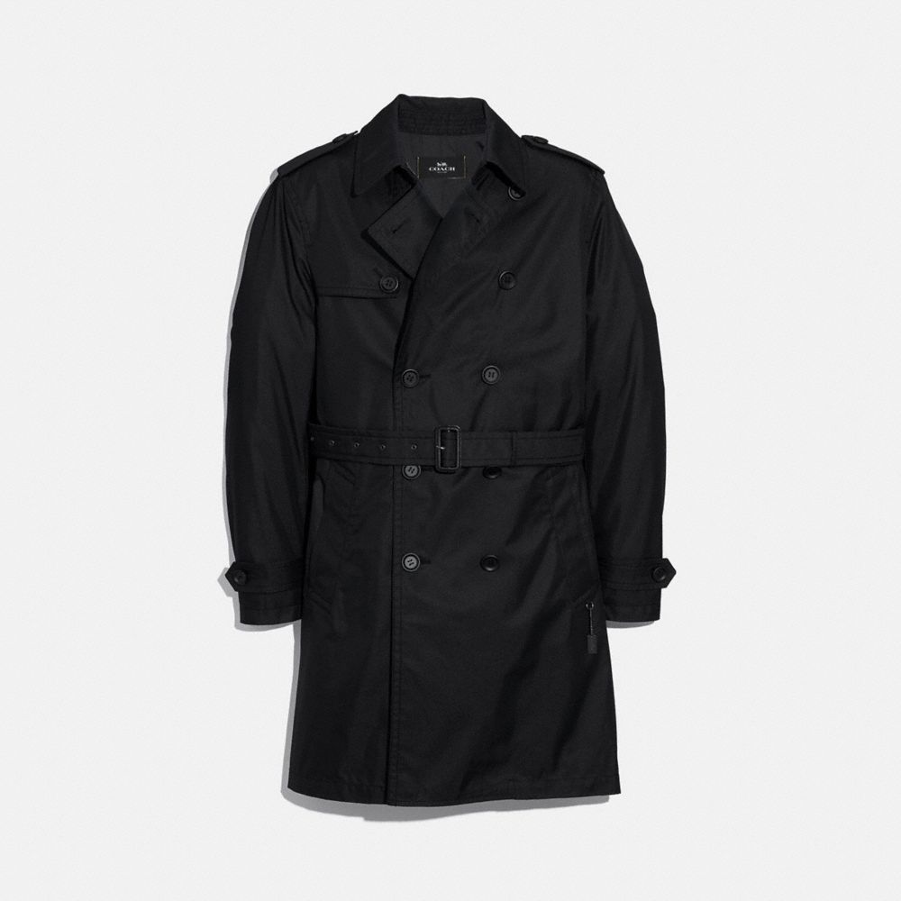 TRENCH COAT - f33778 - BLACK