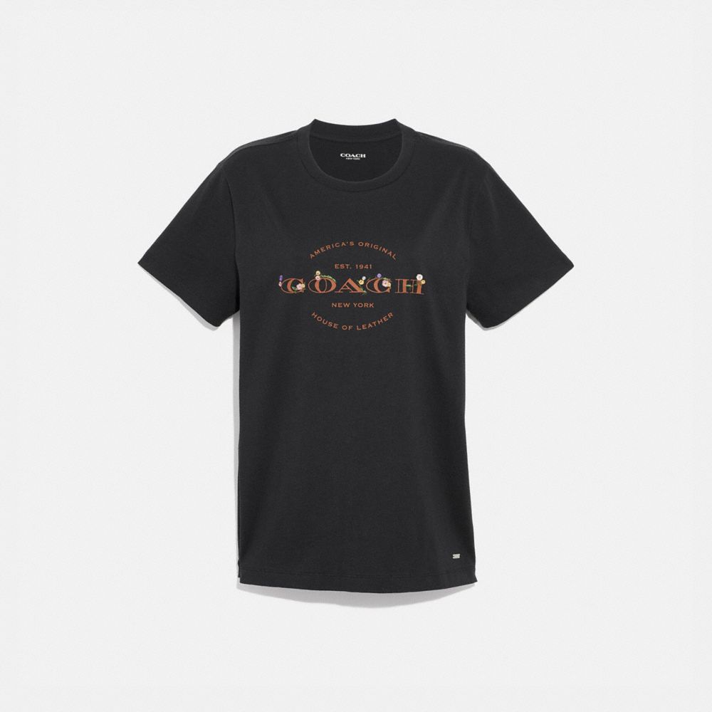 COACH COACH T-SHIRT - BLACK - F33867