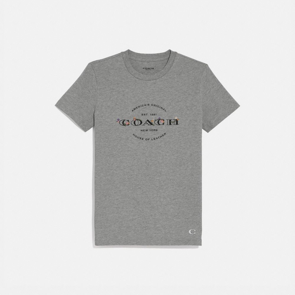 COACH T-SHIRT - F33867 - GREY