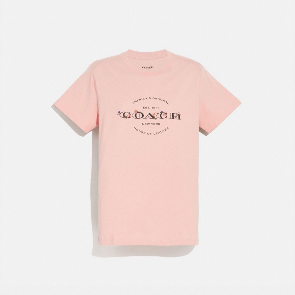 COACH T-SHIRT - F33867 - ROSECLOUD