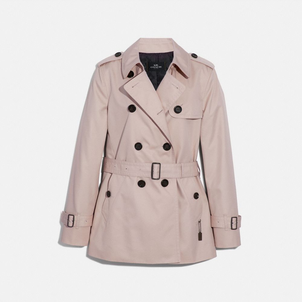 SHORT TRENCH - PORCELAIN - COACH F34022