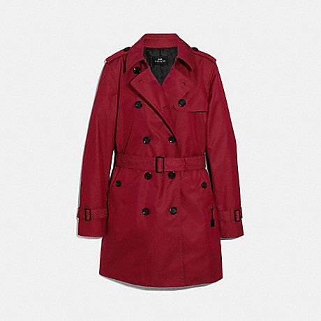 COACH F34024 TRENCH RUBY