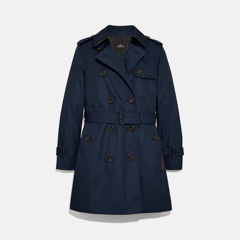 COACH F34025 TRENCH NAVY