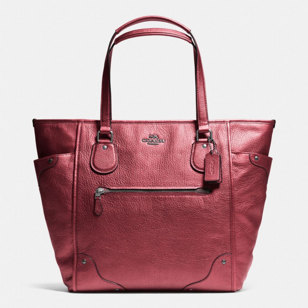 COACH F34039 Mickie Tote In Grain Leather QBE42